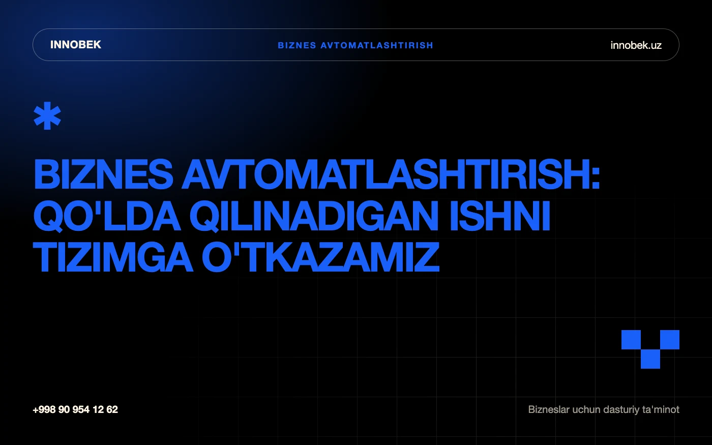 Biznes avtomatlashtirish tizimi ekranida buyurtmalar va ombor qoldig'i